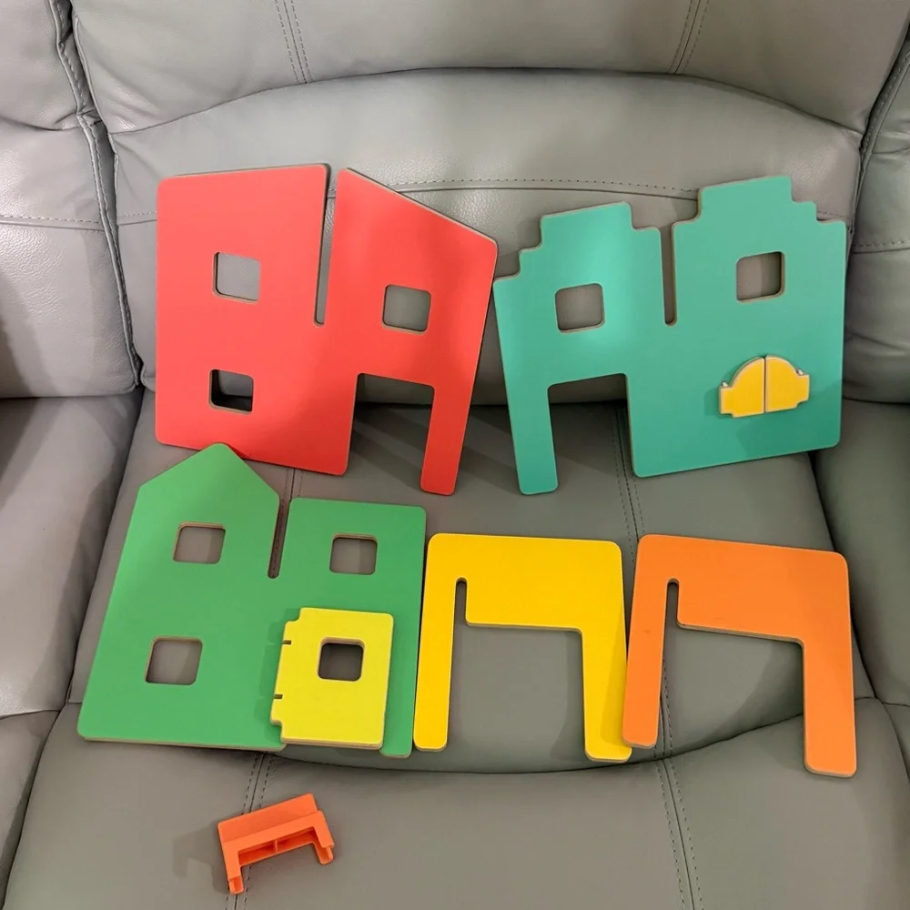 Lovevery Wooden Village Pathways Connector Play Kit Modular Set